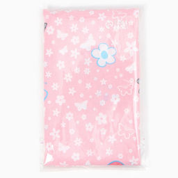 Пеленка Крошка Я Зайки цв. розовый, 70*120 см, 100% хлопок  фото 5