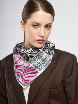 Платок жен. шелк 67х67 SS03-7255-06 - Eleganzza фото 3