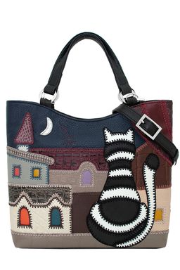 Сумка с аппликацией ДС-189-160 черный