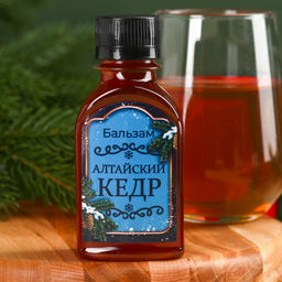 Подарочный набор новогодний «Благополучия»: чай 20 г, безалкогольный бальзам 100 мл.