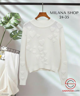 Кофта женская с сердечками - Bruno фото 6