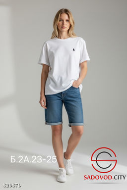 Футболка женская из хлопка