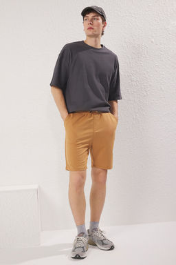 TRENDYOL MAN Bej Regular/Normal Kesim Basic Sort&Bermuda TMNSS20SR0068 - Trendyolmilla фото 2