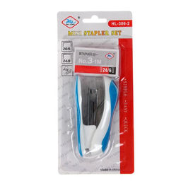 Цена за 2 шт. Степлер канцелярский №24/6, Calligrata, скобы №24/6 в комплекте, блистер, МИКС