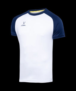 Футболка игровая JOGEL CAMP Reglan Jersey, белый/темно-синий