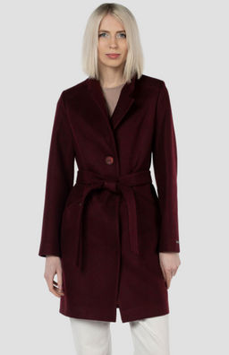 Пальто женское демисезонное (пояс) - El podio фото 9