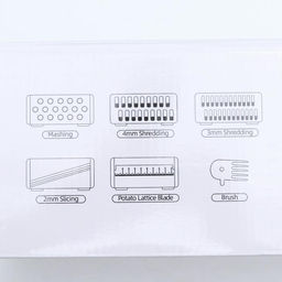 Овощерезка универсальная Magistro Chopper, 8 предметов: насадка 7 шт., контейнер, серая, зелёная