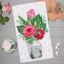 Цена за 2 шт. Кухонное полотенце Доляна. Протея, 35?60 см, 100% хлопок, 160 г/м?