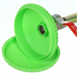 Душ летний металлический с шаровым краном (Лейка и соединитель пластик) ID10349