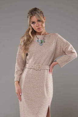 Платье Galean Style 948 бежевый фото 2