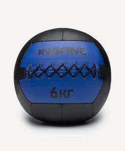 Медбол INSANE IN24-WB100 6 кг, синий