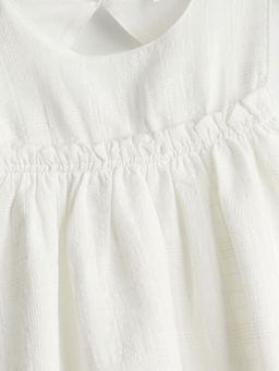 Bisiklet Yaka Basic K?z Bebek Elbise