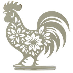 Фигурка декоративная "Петух", L19 W3,5 H20 см