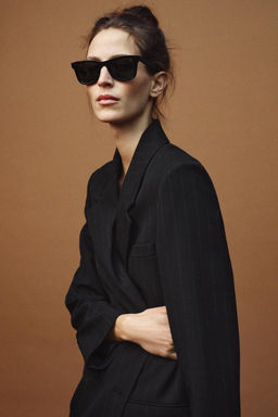 PINSTRIPE FROCK COAT ZW COLLECTION - Zara фото 4