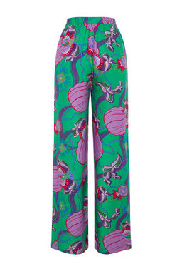 TRENDYOLMILLA Etnik Desenli Dokuma Plaj Pantolon TBESS24PL00018  фото 8