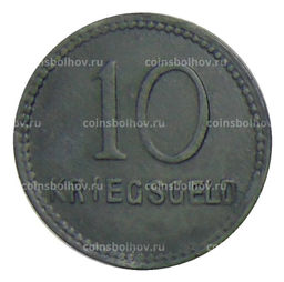 Монета 10 пфеннигов 1917 года Германия  Нотгельд Кайзерслаутерн