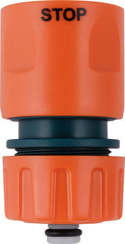 Цена за 2 шт. Коннектор IN GREEN GARDEN быстросъемный с аквастопом для шланга 1/2 PRACTIC GG557012055