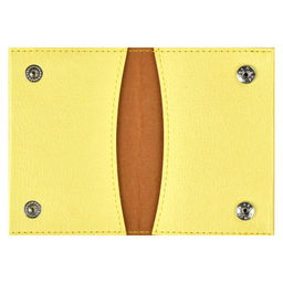 Чехол д/пласт. карт арт.48403/50 НАППА СВЕТЛО-ЖЕЛТЫЙ МЕТАЛЛИК - Феникс+ фото 5