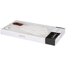 МЕНАЖНИЦА С ДЕРЕВЯННОЙ РУЧКОЙ КОЛЛЕКЦИЯ ЗОЛОТОЙ МРАМОР ЦВЕТ:WHITE 35*16 СМ - Lefard фото 2