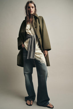 WATER-REPELLENT TRENCH COAT ZW COLLECTION - Zara фото 4