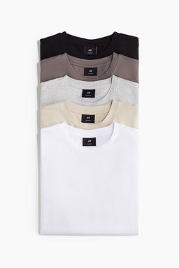Pack de 5 camisetas Regular Fit