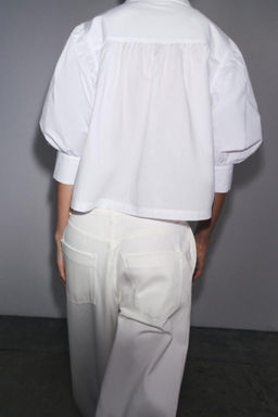 ZW COLLECTION POPLIN SHIRT - Zara фото 22