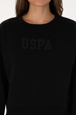 Kad_n Siyah Basic Sweatshirt Sepette S_rpriz _ndirim - U.s. polo assn фото 6