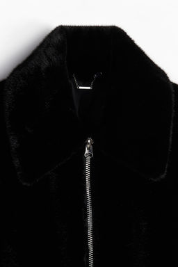 Chaqueta efecto pelo de corte holgado - H&m фото 7