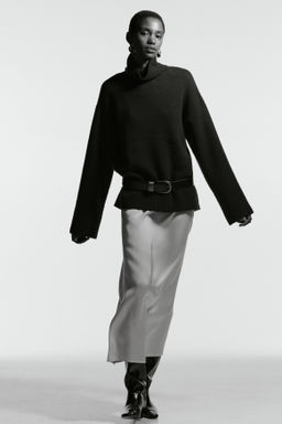 Jersey de cuello alto en mezcla de cachemira - H&m фото 9