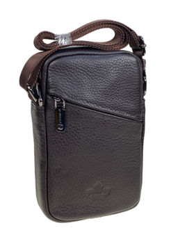 Сумка мужская из натуральной кожи, цвет коричневый