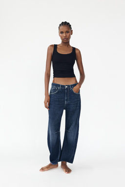 RELAXED BALLOON MID-WAIST TRF JEANS