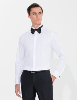 Beyaz Slim Fit Smokin G_mlek