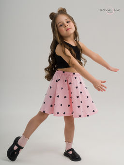 Костюм Мальвина КТ черный-черные сердечки - Sovalina фото 21