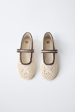 BAILARINA CROCHET / Blanco Crudo - Zara фото 4