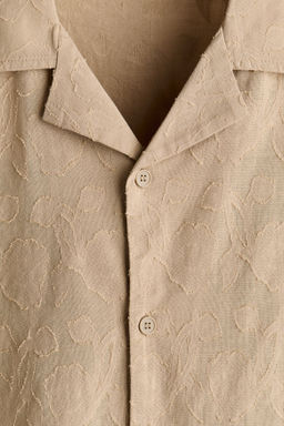 Camisa resort con textura Relaxed Fit - H&m фото 6