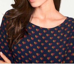 Блузка, сине-бордовая - Ashley brooke фото 5