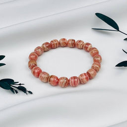 Браслет из Родохрозита - Радуга самоцветов фото 2