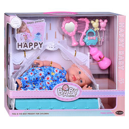 Пупс с аксессуарами "Кроха" звук, в коробке