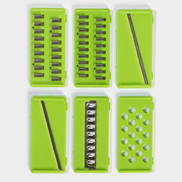 Овощерезка универсальная Chopper, 22 в 1, серая, зелёная