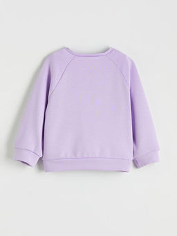 Bisiklet Yaka K?z ?ocuk Softt Touch Sweatshirt ve E?ofman Alt?