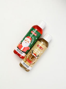 Подарочный набор новогодний Олень, гель для душа 2 шт х150 мл, мочалка, URAL LAB