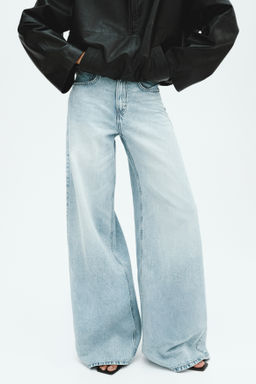 Wide High Waist Jeans - H&m фото 5
