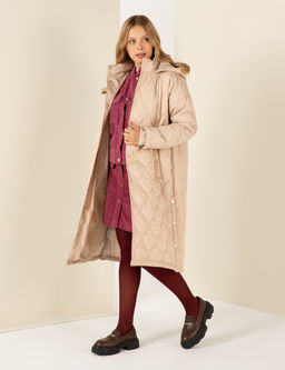 Bej Oversize Mont