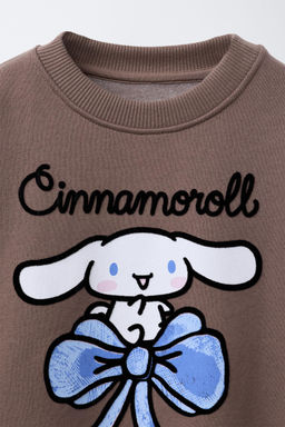 CINNAMOROLL  SANRIO FLOCK PRINT SWEATSHIRT - Zara фото 3