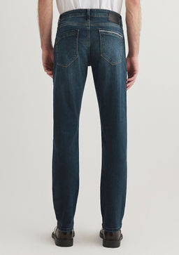 Marcus Mavi Premium Puslu Koyu Mavi Jean Pantolon  фото 4