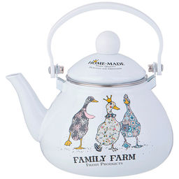 Чайник эмалированный серия "Family farm", 1,3 л 934-625