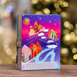 Цена за 5 шт. Подарочная коробка Книга Новогодняя игра 18,5 х 5 х 23,6 см - Simaland фото 2