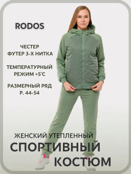 RODOS Спортивный костюм женский осень/весна М-276 Какао фото 42