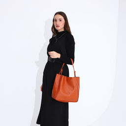 Сумка-тоут на магните, цвет рыжий - Simaland фото 6