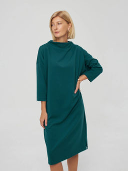 Платье трикотажное KATHARINA KROSS KK-DK-0004-АН-т.бирюзовый  фото 6